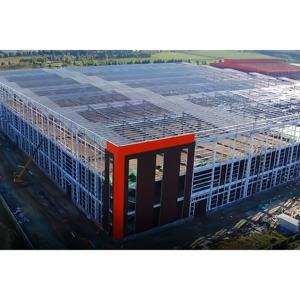 ورشة عمل كبيرة خفيفة الوزن من الهياكل الفولاذية مسبقة الصنع، ملعب، مركز تسوق، مبنى صناعي وتجاري - Product Image 4