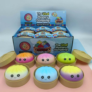Boîte Mystère de Jouets Sensoriels <span class=keywords><strong>Anti</strong></span>-<span class=keywords><strong>Stress</strong></span> : Pâtons Moelleux Scintillants en Forme de Boulettes de Pâte Cuite à la Vapeur, Balles <span class=keywords><strong>Anti</strong></span>-<span class=keywords><strong>Stress</strong></span> Colorées, Jouets à Presser - Product Image 3