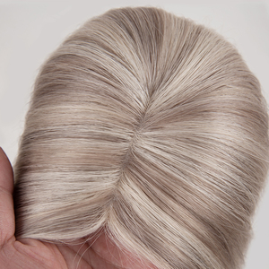 ท็อปเปอร์ผมแท้พรีเมียม 3x5 โมโนเบส ทำมือ สำหรับผู้หญิง ผมรัสเซียยุโรป เกรดเวอร์จิ้น คิวติเคิลยังอยู่ครบถ้วน - Product Image 2