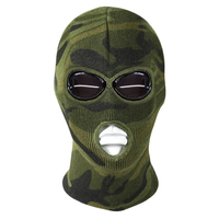 Masques de ski personnalisés cagoule masque à capuche 3 trous visage masque en tricot Camo Woodland Logo personnalisé imprimé masques complets