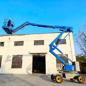 Nouvelle Plateforme de Travail Aérien Électrique à Flèche Télescopique en Acier Certifiée CE Chine LEO, Montacargas de Construction Autonome, Type <span class=keywords><strong>Location</strong></span> - Product Image 1