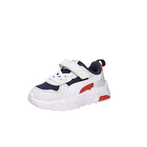 Zapatillas Puma para niños, color blanco y azul, tallas 21, 22, 23, 24, 25, 26, 27, para uso casual infantil - Product Image 6
