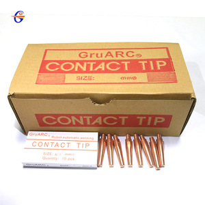 Embout de contact GruARC M6 0.3 0.5 0.6X45L en cuivre pur, accessoires pour torche de soudage automatique robotisée - Product Image 2