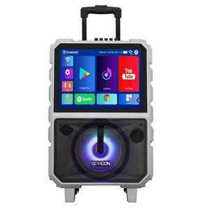 Máquina de Karaoke con Pantalla Táctil WiFi de 15 Pulgadas, Luces LED, Batería Integrada para Exteriores, la Más Apreciada por los Clientes - Product Image 1