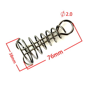 Resorte de tensión de tienda de acero inoxidable estilo bobina Clavijas fijas para acampar al aire libre para uso industrial - Product Image 2