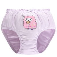 Slip en boîte en pur coton de style coréen Pantalon à pain Design Sous-vêtements pour bébés pour enfants filles