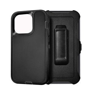 <span class=keywords><strong>Coque</strong></span> de téléphone Defender pour <span class=keywords><strong>iPhone</strong></span> <span class=keywords><strong>14</strong></span> avec étui à pince ceinture robuste robuste protection complète du corps pour housse de téléphone Samsun - Product Image 1