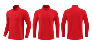 Camisetas de Fútbol para Hombre al por Mayor, Resistentes al Viento, para Invierno, Manga Larga, Transpirables, de Secado Rápido, con Cierre de Cremallera, Cuello Redondo, 220g, Spandex/Poliéster - Product Image 6