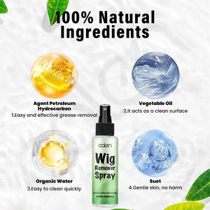 Luxfume OEM ODM 60ML Spray dissolvant de colle pour perruque en dentelle facile à nettoyer, sans résidus, pour perruque en dentelle frontale - Product Image 4