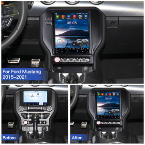 Autoradio stéréo GPS Navi multimédia STWEI Android14 pour Ford Mustang 2015-2021, écran de style Tesla, DSP, Carplay Auto - Product Image 3