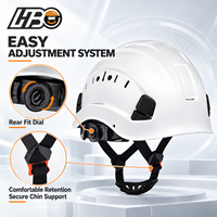 Casque de sécurité de chantier de haute qualité HBC ANSI ISEA Z89.1 2014 Type I Classe C, multi-couleurs, protection de la tête