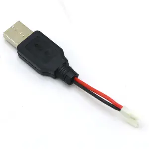 RC USB carga 3,7 V batería de litio cargador Cable USB a JST /SM / futaba enchufe para 3Rc Drone Quadcopter