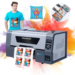 13 inci A3 A3 + Model baru T-shirt transfer panas pencetak DTF untuk dual Epson XP600 pencetak DTF