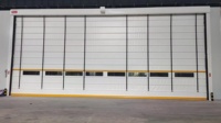 Porte Empilable Flexible Haut de Gamme 220V-380V en PVC Étanche pour Hôtels, Appartements, Écoles, Métros, Garages d'Entretien