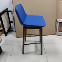 Ensemble complet de banquettes de restaurant, café, steakhouse, hôtel, en bois, bleu marine moderne, de haute qualité