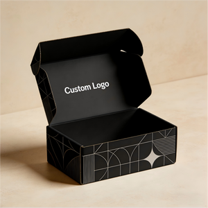 Boîtes d'expédition personnalisées en carton recyclé imprimé sur mesure pour entreprises - Product Image 1