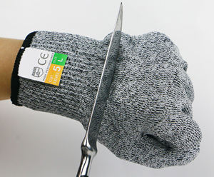 Yüksek mukavemetli HPPE koruyucu mutfak bıçağı kesim dayanıklı el güvenlik Anti kesme balıkçılık çalışma eldiven seviye 5 iş için - Product Image 6