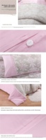 Nouvelle Arrivée 2026 – Parure de Lit 4 Pièces en Coton Imprimé Style Européen, 600 Fils, Gris Rose