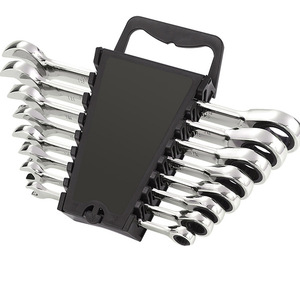 <span class=keywords><strong>6PCS</strong></span> 7PCS 8PCS 10pcs mở cuối đảo ngược số liệu khóa Flex ratcheting kết hợp cờ lê Bộ - Product Image 1