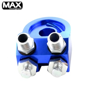 Universal Auto Parts Adjustable Aluminum Engine Oil Pressure <strong>Filter</strong> Temp <strong>Relocation</strong> Senor Adapter Oil Sandwich Plate Adaptor - Product Image 2
