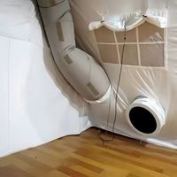 Système de dispersion et de ventilation d'air textile utilisant des conduits d'air en tissu industriels pour les ateliers et les usines