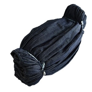 Denim Sleeve <b>Protectors</b> Dark Blue Elastic Flat Cut Long Canvas Wear Resistant For Workshop Use - Product Image 4