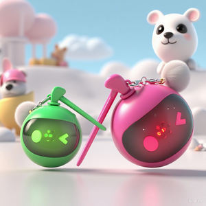 لعبة كهربائية أوتوماتيكية عالية الجودة Abs + Pc نوع-C لعبة القط الكرة التلقائية الذكية تتحرك القط المتداول لعبة تفاعلية الكرة - Product Image 3