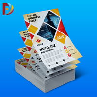 Brochures, dépliants et affiches publicitaires A5 personnalisés de haute qualité, imprimés offset, pour entreprises et mode, pack premium