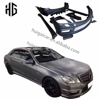 Kit de carrosserie Wd Style pare-chocs de voiture jupe latérale ailes pour Mercedes classe E W212 E63 convertir en Kit de carrosserie Wald Style 2010-2013
