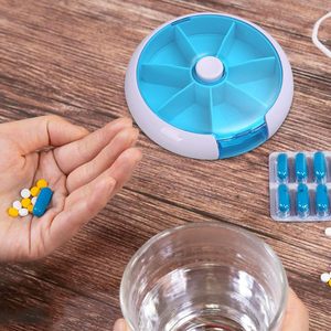 ज़ोमैकेयर 2026 थोक कस्टम साप्ताहिक गोलियां विभाजक प्लास्टिक गोल गोली बॉक्स पोर्टेबल 7 दिन की गोली आयोजक दवा - Product Image 6