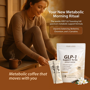 Suplemento Dietético en Polvo <span class=keywords><strong>de</strong></span> <span class=keywords><strong>Café</strong></span> Instantáneo GLP-1 <span class=keywords><strong>de</strong></span> Marca Privada para el Control del Apetito y el Equilibrio Intestinal, Certificado por GMP - Product Image 6