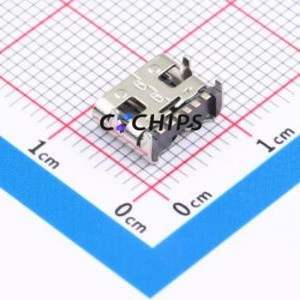 TYPE-C 6P USB Connector SMD Connector ( Connector Type: Type-C )( Protocol Standard: USB 3.1 )( Gender: Female ) - Product Image 2