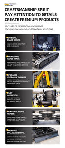 送料無料掘削機1.6トンクボタエンジンEPAディガーファーム小型掘削機1トン2トンマシン価格ミニ掘削機 - Product Image 5