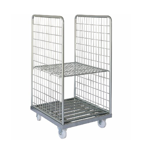 रोलिंग कंटेनर फोल्डेबल ट्रॉली कार्ट रोल पिंजरे, भंडारण और परिवहन के लिए भंडारण और परिवहन के लिए - Product Image 2