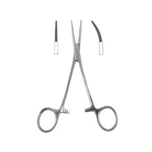 Pinzas hemostáticas de acero inoxidable de alta calidad, pulido de arena, acabado de espejo opaco, Kelly Instrumento quirúrgico curvo, 14cm - Product Image 5
