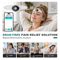 Appareil eTNS intelligent sans fil pour la prévention des migraines et le soulagement des maux de tête, contrôlable par application, pour la relaxation
