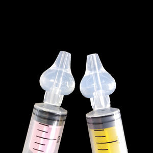 CE ได้รับการรับรองประเภทเข็มฉีดยา10มิลลิลิตรทารกจมูกล้างซิลิโคนที่ดีที่สุดทารกจมูกเครื่องช่วยหายใจ - Product Image 4