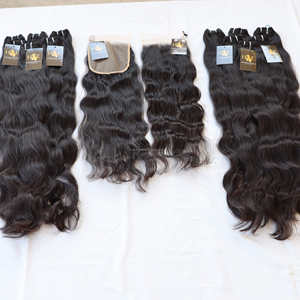 Curly Mink Raw Virgin Hair Vendors 4x4 5x5 6x6 Hd <b>Lace</b> <b>Closure</b> And Bundle Raw Indian Temple Bundles With <b>Closure</b> Wavy Hair - Product Image 2
