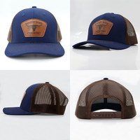 Casquette ajustée OEM haute qualité personnalisée à 6 panneaux avec broderie personnalisée et écusson de logo en maille vierge SnapBack Richardson 112 Casquette de chapeaux de camionneur