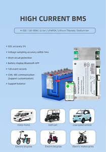 Yanyang RS485 CAN 60V 72V 20S 200A BMS d'équilibrage modèle YY-BCU12-MOS-20S200A pour batterie LiFePO4 18650 de <span class=keywords><strong>moto</strong></span> SOCO <span class=keywords><strong>TC</strong></span> <span class=keywords><strong>MAX</strong></span> - Product Image 5