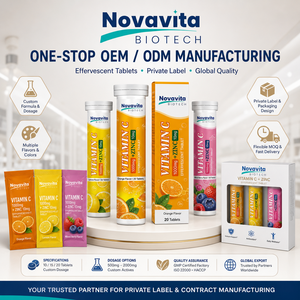 OEM ODM เม็ดวิตามินซีแบบละลายเร็วสำหรับเสริมภูมิคุ้มกัน ผิวกระจ่างใส สารต้านอนุมูลอิสระ เครื่องดื่มเพื่อสุขภาพประจำวัน - Product Image 6