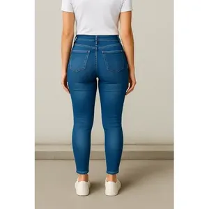 กางเกงยีนส์เอวสูงทรงสลิมฟิตสำหรับผู้หญิง ยี่ห้อ Adrenaline ผ้าเดนิม ระบายอากาศได้ดี ยืดหยุ่น กระชับรูปร่าง - Product Image 2