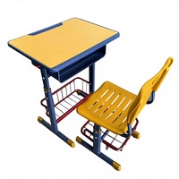 Ensemble Chaise et Bureau Étudiant Style Moderne – Solution Polyvalente Tout-en-un pour Mobilier Scolaire, Idéal pour Bureau à Domicile, Salon et Entrepôt