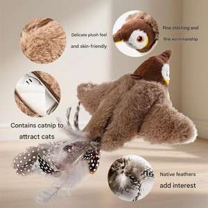 ของเล่นแบบโต้ตอบสำหรับแมวที่บินได้ของเล่นแมวแบบชาร์จไฟได้ของเล่นตบมือสำหรับสัตว์เลี้ยงของเล่นสำหรับแมวสุนัข - Product Image 5
