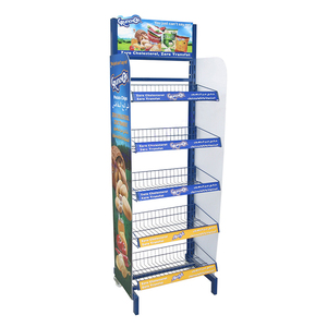 Exhibidor de Papas Fritas de Alambre Metálico Personalizado / Exhibidor para Papas Fritas / Estante de Piso para Papas Fritas - Product Image 2