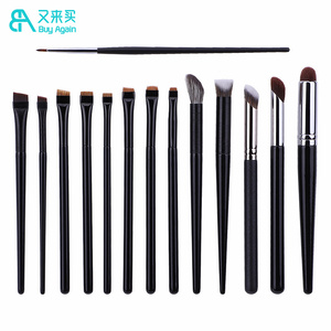 Pinceau de maquillage professionnel de haute qualité à poils naturels, plat et fin, pour anticernes, sourcils et <span class=keywords><strong>eye</strong></span>-<span class=keywords><strong>liner</strong></span> - Product Image 1