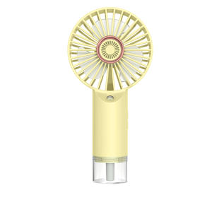 Portable 3-Speed Rechargeable Mini USB Fan Lithium Battery <b>Water</b> Mist <b>Spray</b> Humidify Function Portable Fan - Product Image 1