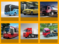 Moniteur de voiture étanche TFT IPS 7 pouces 4 canaux LCD avec caméra BSD Détection d'angle mort HD AI Surveillance de bus et de camion Alarme vocale