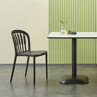 Chaise de salle à manger en plastique coloré, meuble de maison, Restaurant et café, bon marché, livraison gratuite