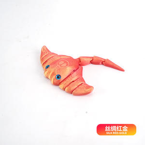 Figuras de Manta <span class=keywords><strong>Ray</strong></span> bonitas impresas en 3D creativas Modelos de actividad conjunta de animales de plástico para adornos - Product Image 5